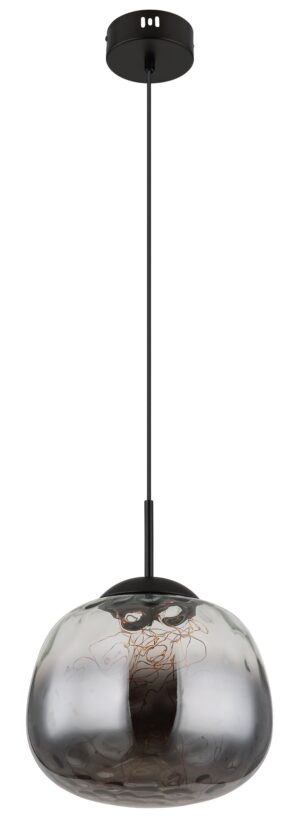 globo-suspension-firefly-noir-verre-ø30cm-led-15642-1