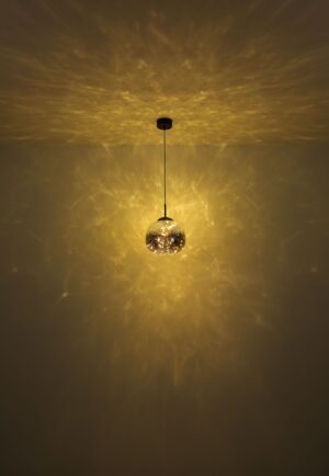 globo-suspension-firefly-noir-verre-ø30cm-led-15642-1