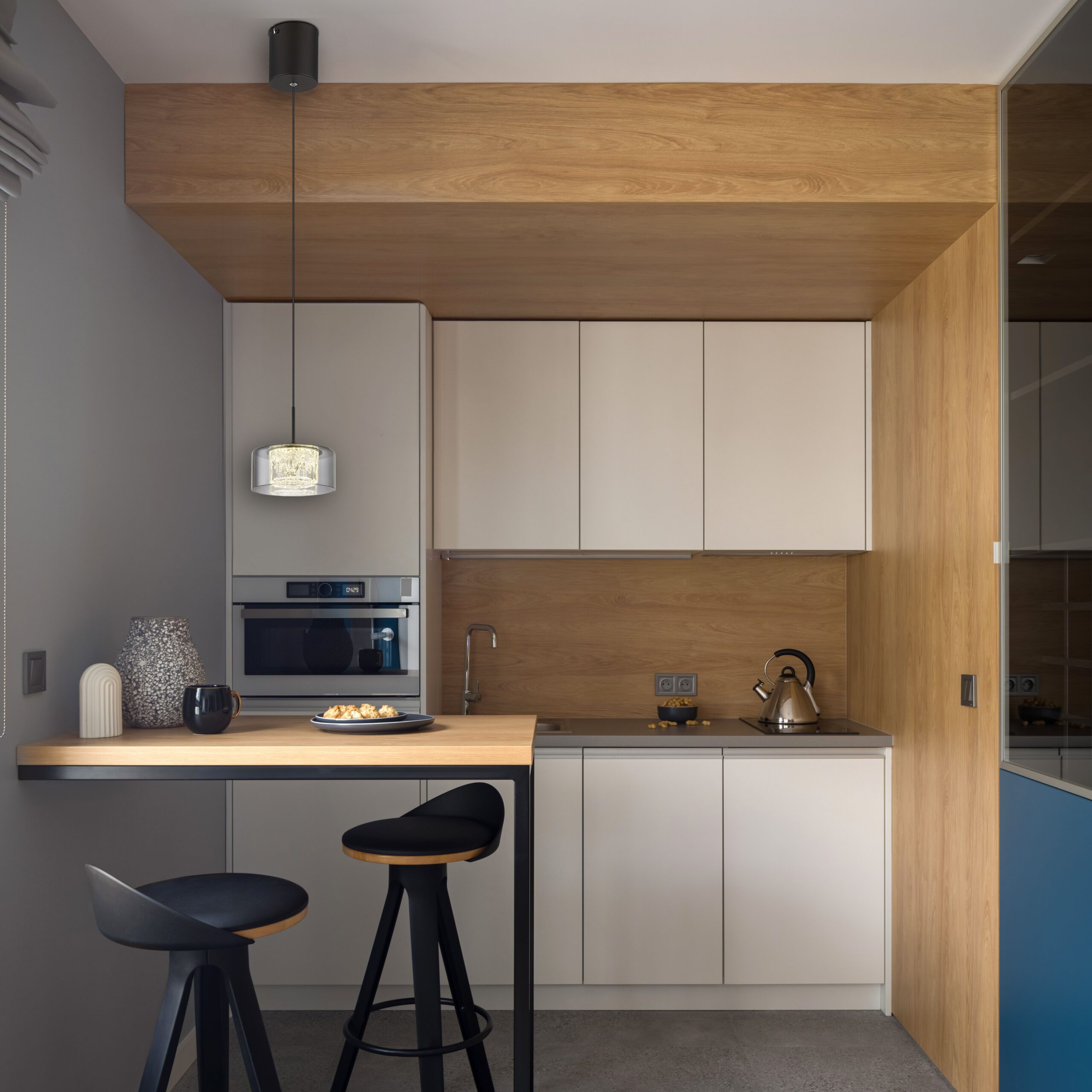 globo-suspension-fogsy-noir-verre-ø15cm-led-15634-1