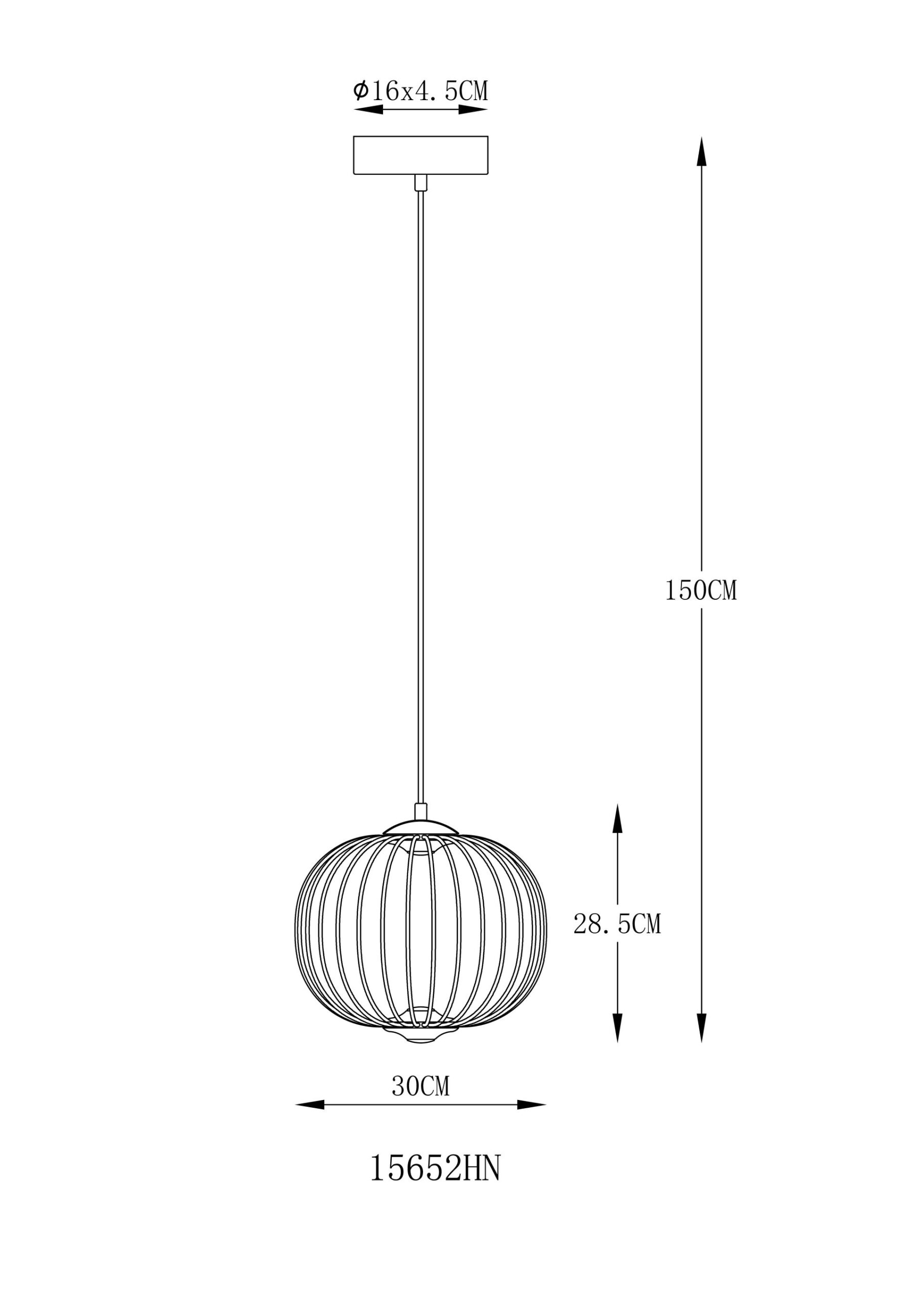 globo-suspension-galway-acier-métal-ø30cm-led-15652hn-1