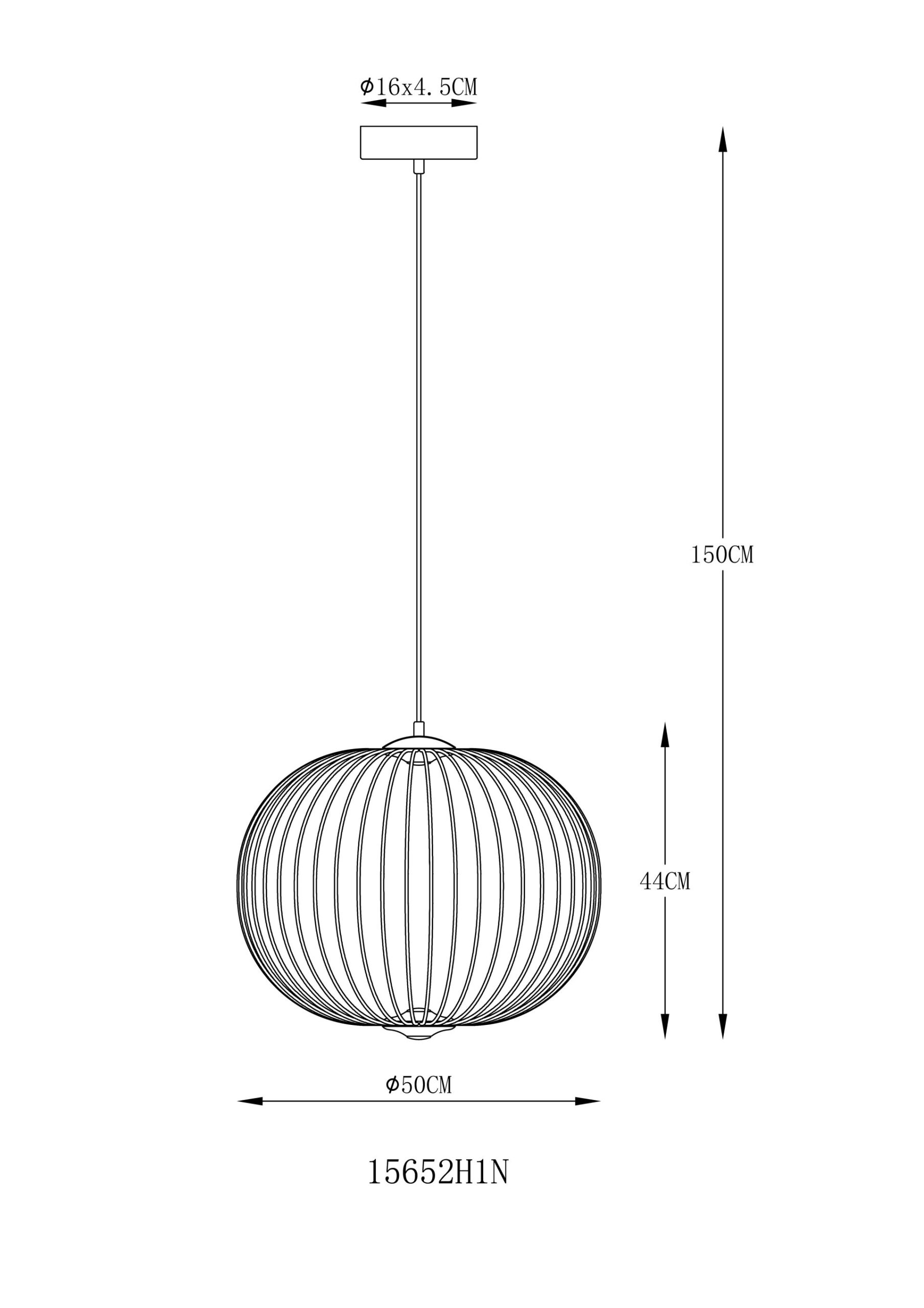 globo-suspension-galway-acier-métal-ø50cm-led-15652h1n-1