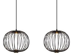 globo-suspension-galway-noir-métal-grandelampedetableàmanger-led-15652-3h-1