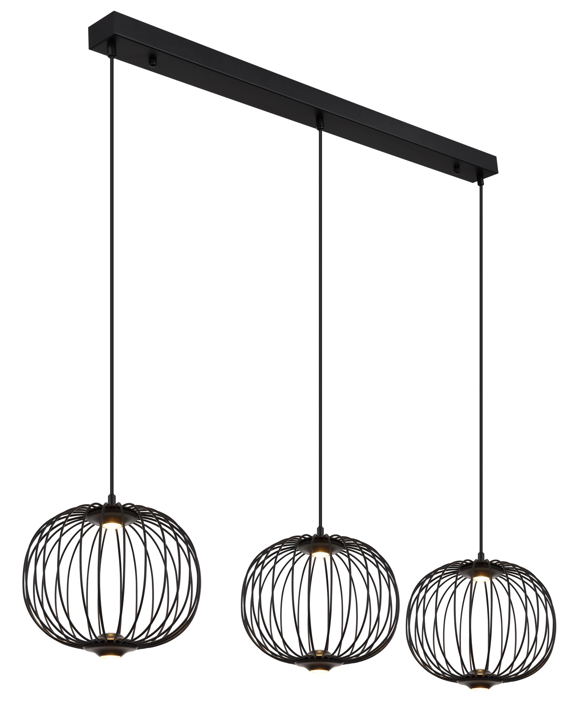 globo-suspension-galway-noir-métal-grandelampedetableàmanger-led-15652-3h-1