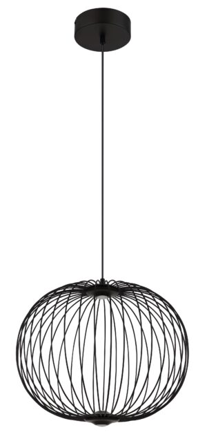 globo-suspension-galway-noir-métal-ø50cm-led-15652h1-1