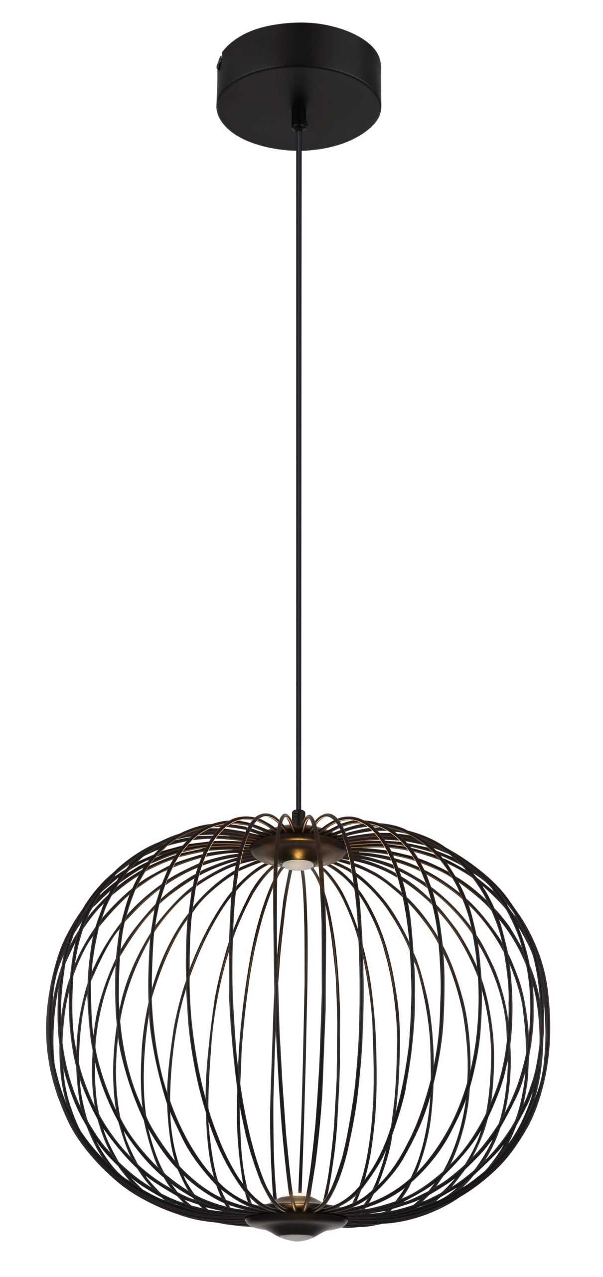 globo-suspension-galway-noir-métal-ø50cm-led-15652h1-1