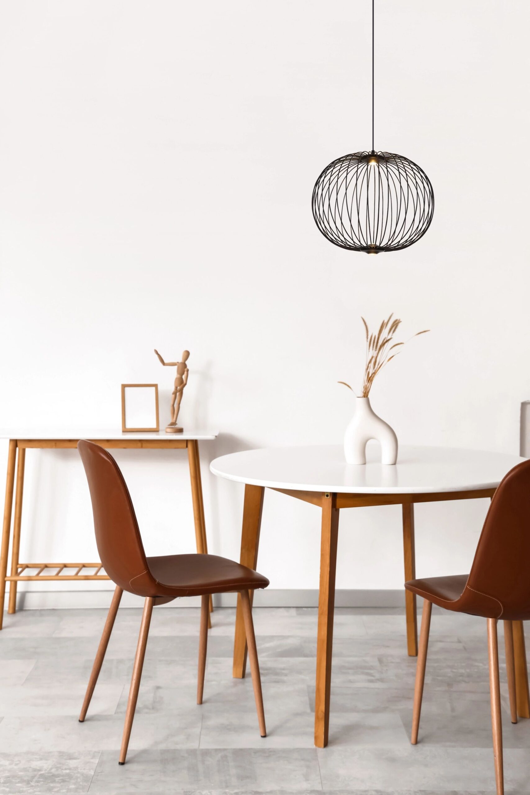 globo-suspension-galway-noir-métal-ø50cm-led-15652h1-1