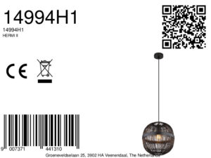 globo-suspension-hermiii-noir-métal-ø30cm-e27-14994h1-8a