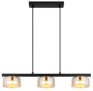 globo-suspension-higgins-noir-verre-grandelampedetableàmanger-led-16055-3hg-1