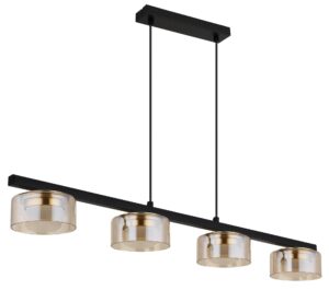 globo-suspension-higgins-noir-verre-grandelampedetableàmanger-led-16055-4hg-1