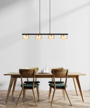 globo-suspension-higgins-noir-verre-grandelampedetableàmanger-led-16055-4hg-1