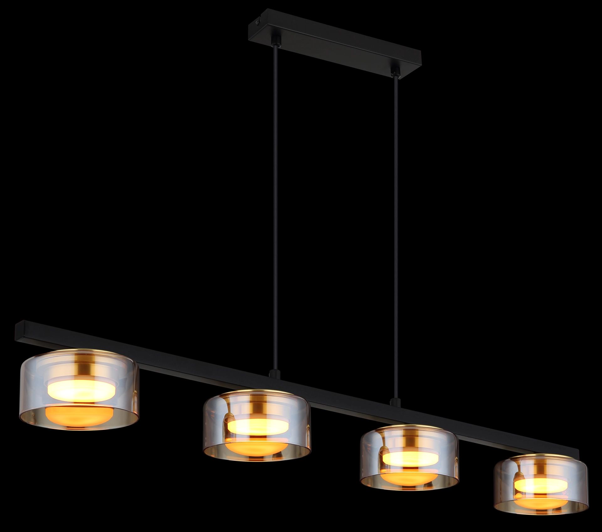 globo-suspension-higgins-noir-verre-grandelampedetableàmanger-led-16055-4hg-1