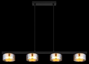 globo-suspension-higgins-noir-verre-grandelampedetableàmanger-led-16055-4hg-1
