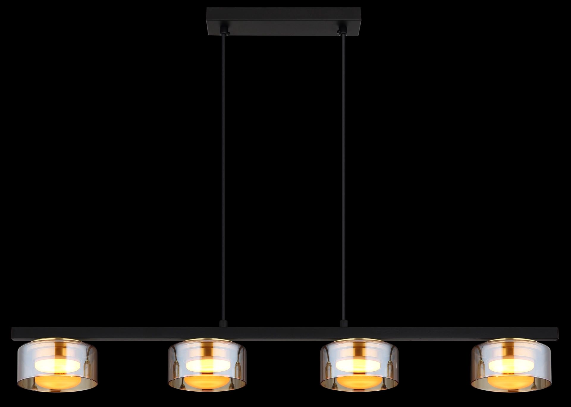 globo-suspension-higgins-noir-verre-grandelampedetableàmanger-led-16055-4hg-1