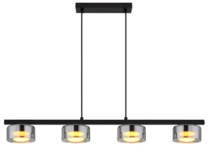 globo-suspension-higgins-noir-verre-grandelampedetableàmanger-led-16055-4hs-1
