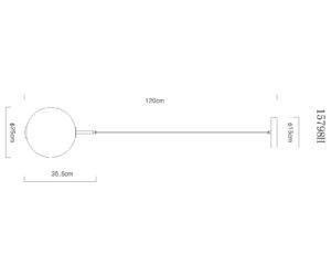 globo-suspension-lacy-noir-verre-ø25cm-led-15798h-1