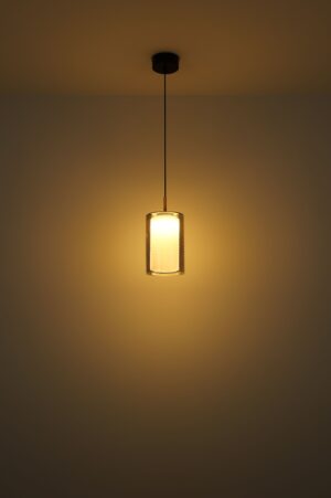 globo-suspension-lampigna-noir-verre-ø18cm-led-15740-1