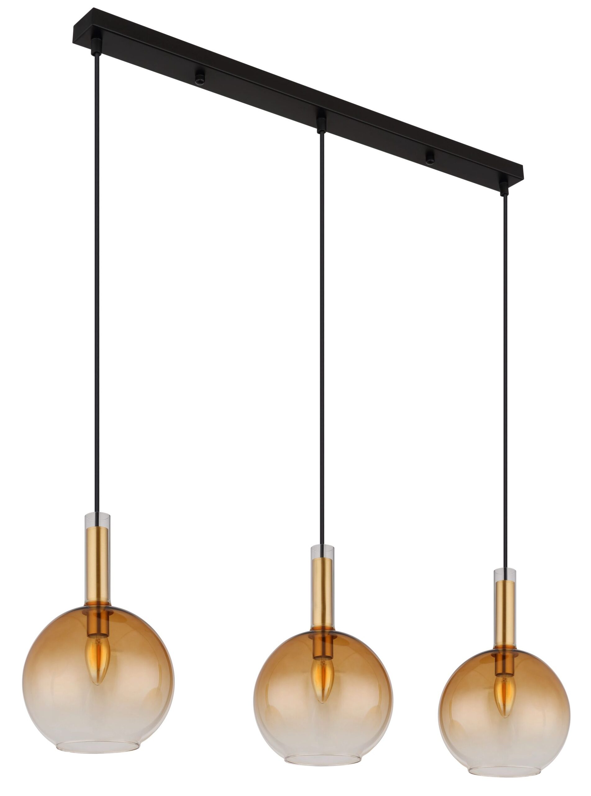 globo-suspension-marinella-ambre-verre-grandelampedetableàmanger-e14-16048-3h-1