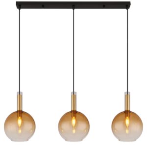 globo-suspension-marinella-ambre-verre-grandelampedetableàmanger-e14-16048-3h-1