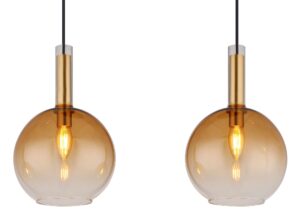 globo-suspension-marinella-ambre-verre-grandelampedetableàmanger-e14-16048-3h-1