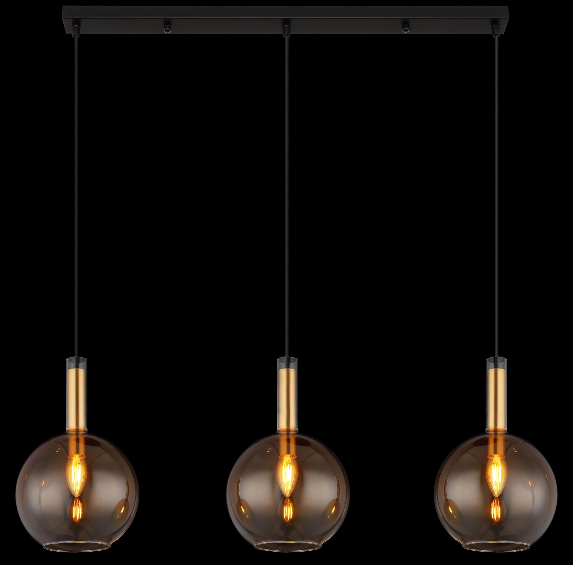 globo-suspension-marinella-ambre-verre-grandelampedetableàmanger-e14-16048-3h-1