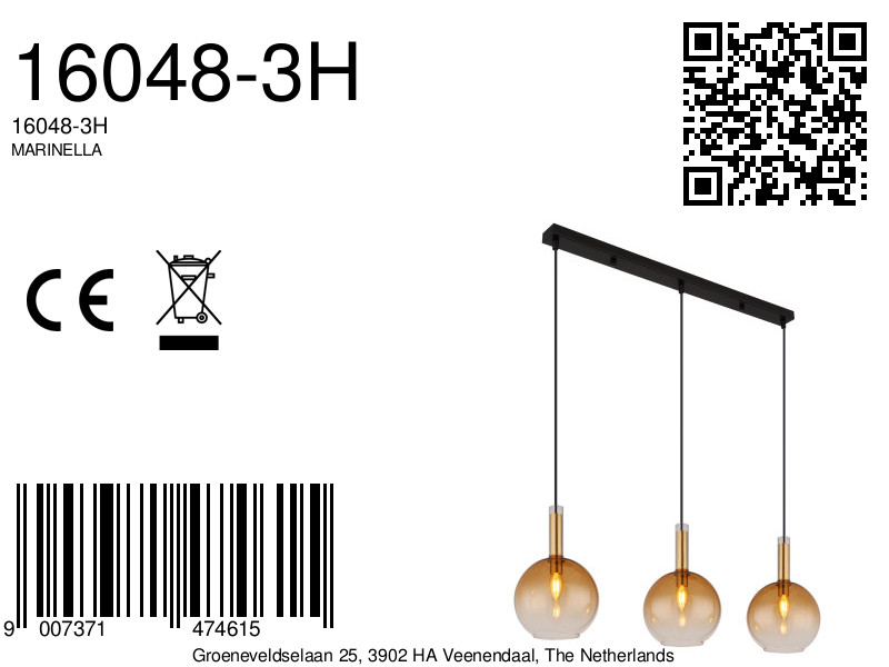 globo-suspension-marinella-ambre-verre-grandelampedetableàmanger-e14-16048-3h-8a