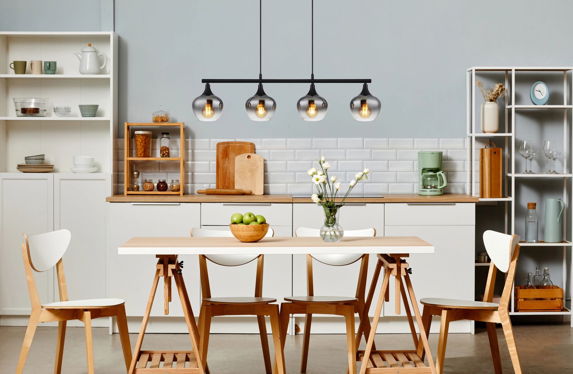 globo-suspension-maxy-noir-verre-grandelampedetableàmanger-e27-15548-4h1-1