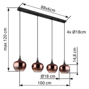 globo-suspension-maxy-rouge-verre-grandelampedetableàmanger-e27-15548-4hg-1
