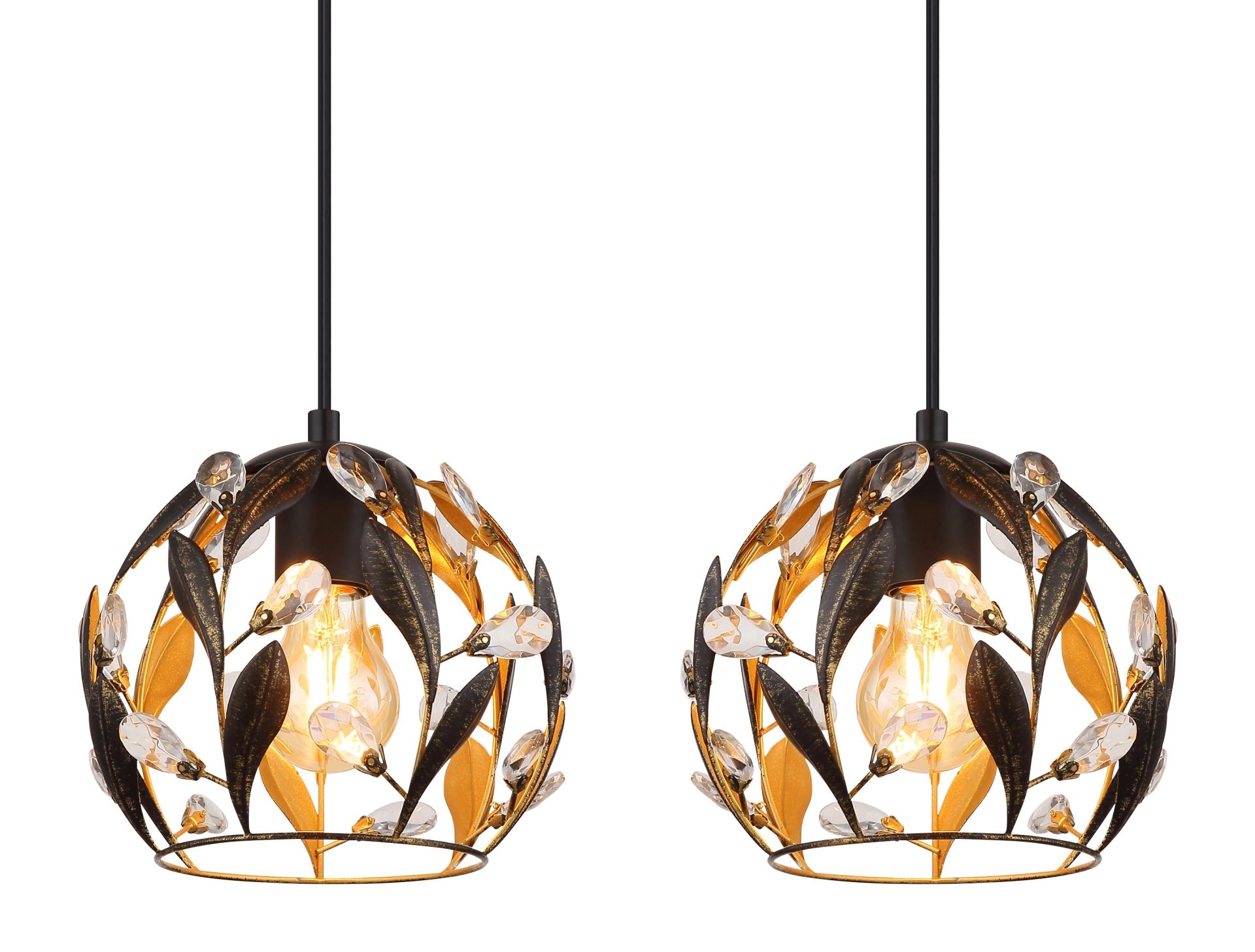 globo-suspension-mika-noir-métal-grandelampedetableàmanger-e27-15759-3h-1