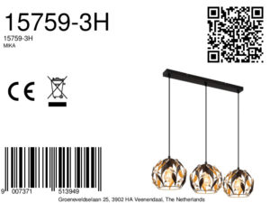 globo-suspension-mika-noir-métal-grandelampedetableàmanger-e27-15759-3h-8a