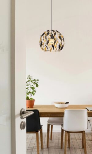 globo-suspension-mika-noir-métal-ø40cm-e27-15759h-1