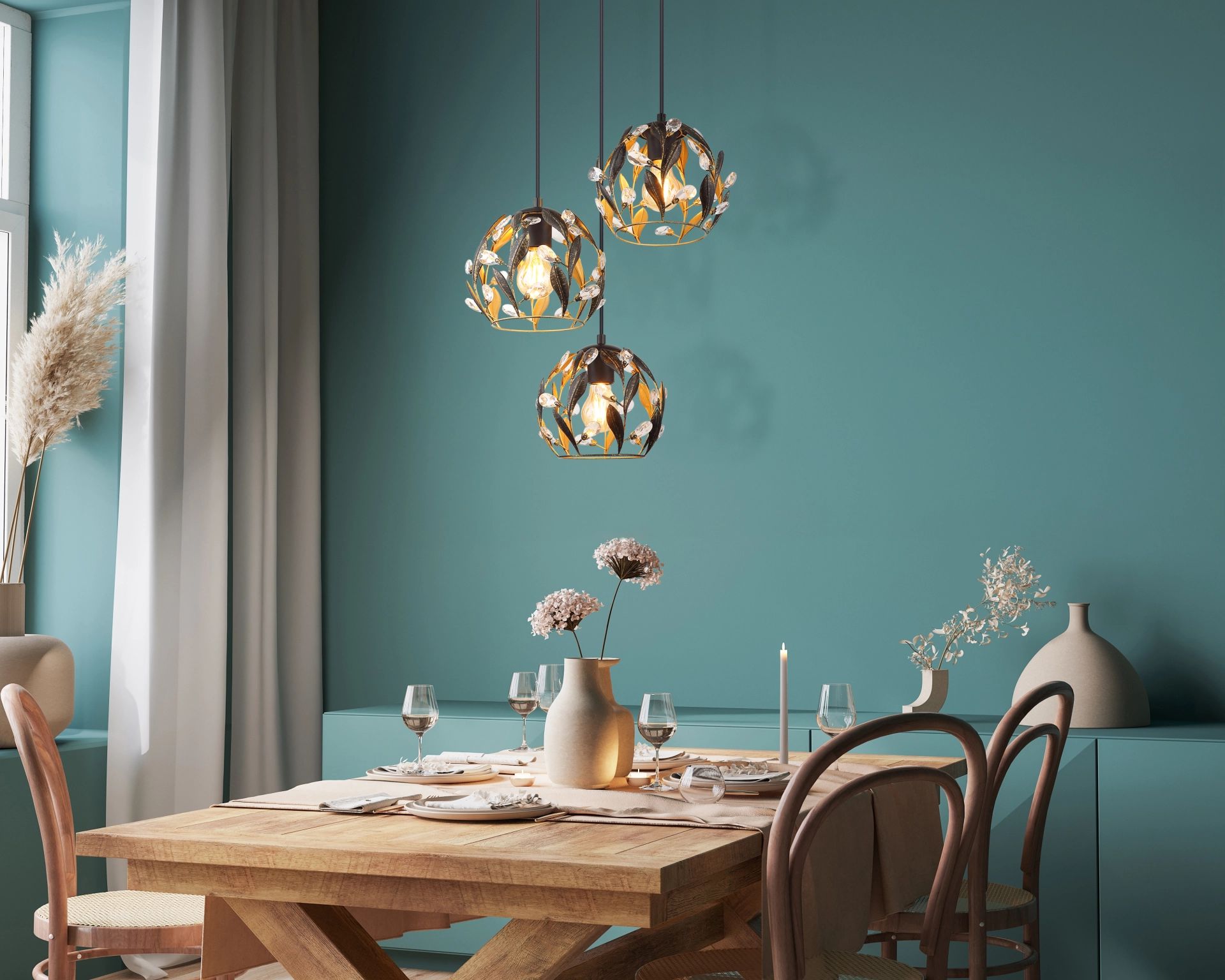 globo-suspension-mika-noir-métal-ø41cm-e27-15759-3hr-1