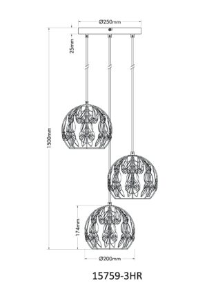 globo-suspension-mika-noir-métal-ø41cm-e27-15759-3hr-1