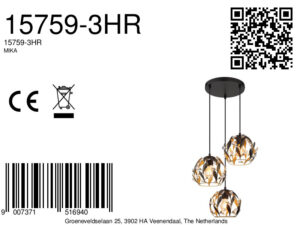 globo-suspension-mika-noir-métal-ø41cm-e27-15759-3hr-8a