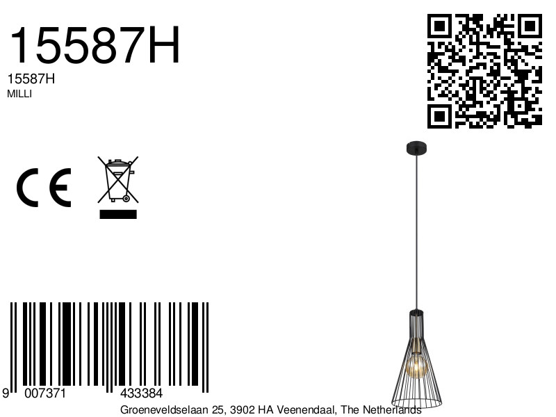 globo-suspension-milli-noir-métal-ø20cm-e27-15587h-8a