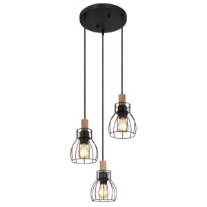 globo-suspension-mina-noir-métal-ø36cm-e27-15326-3h1-1