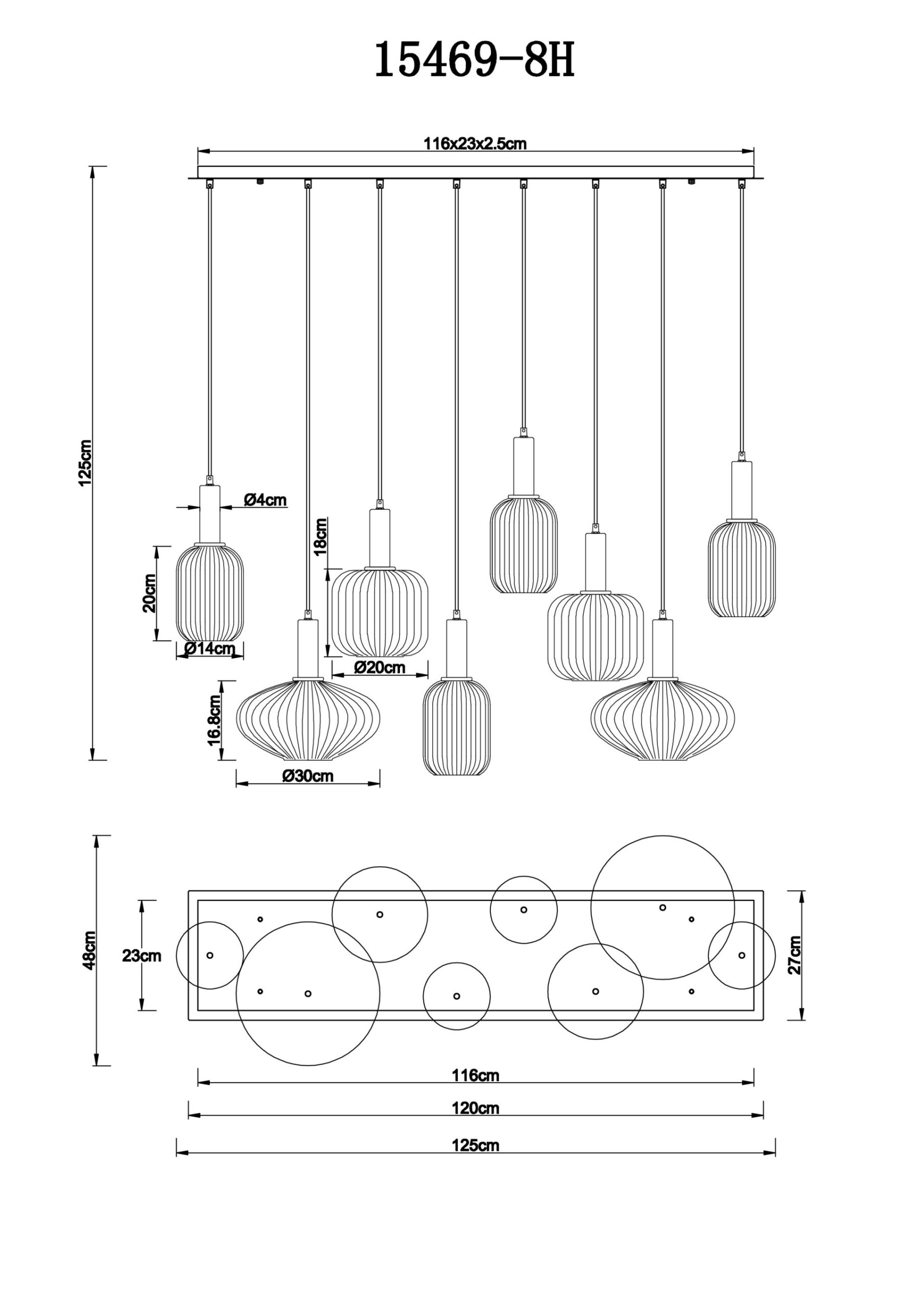 globo-suspension-normy-multicolore-verre-grandelampedetableàmanger-e27-15469-8h-1