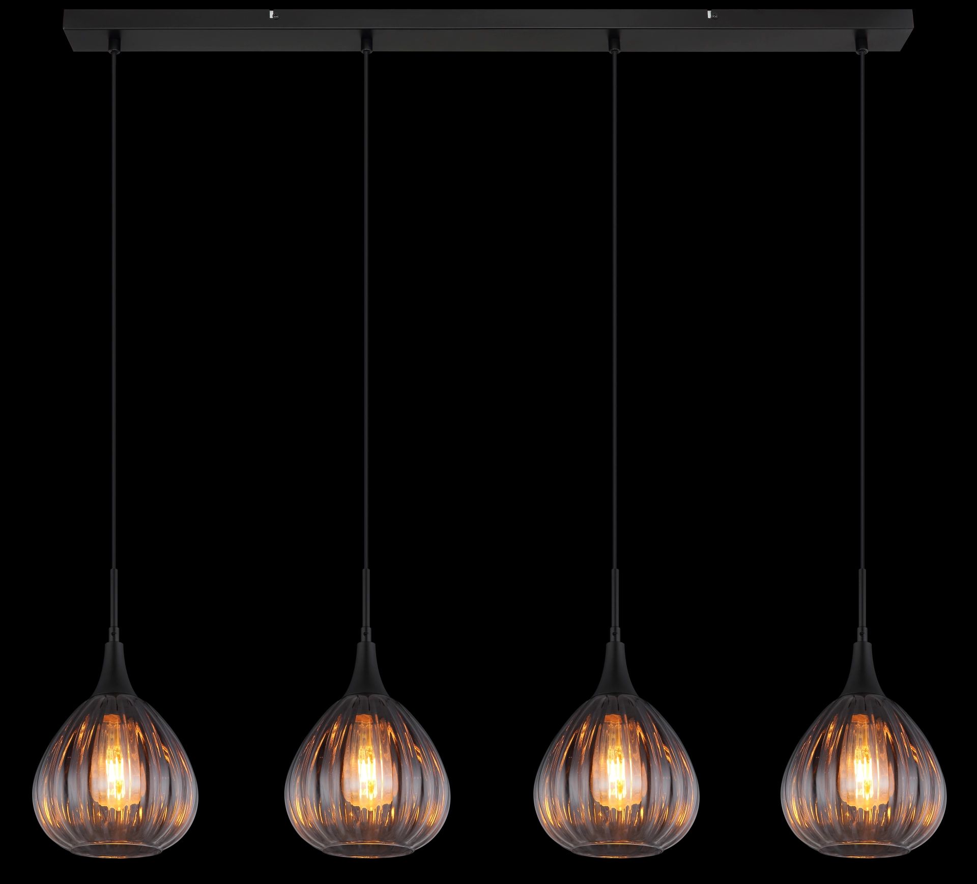 globo-suspension-olsen-noir-verre-grandelampedetableàmanger-e27-15887-4h-1