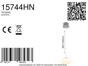 globo-suspension-quintara-acier-verre-ø20cm-led-15744hn-8a