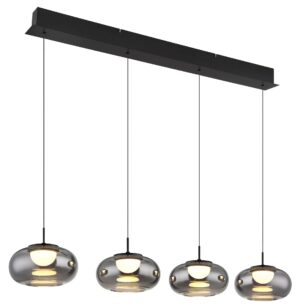 globo-suspension-quintara-noir-verre-grandelampedetableàmanger-led-15744-4h-1
