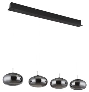 globo-suspension-quintara-noir-verre-grandelampedetableàmanger-led-15744-4h-1