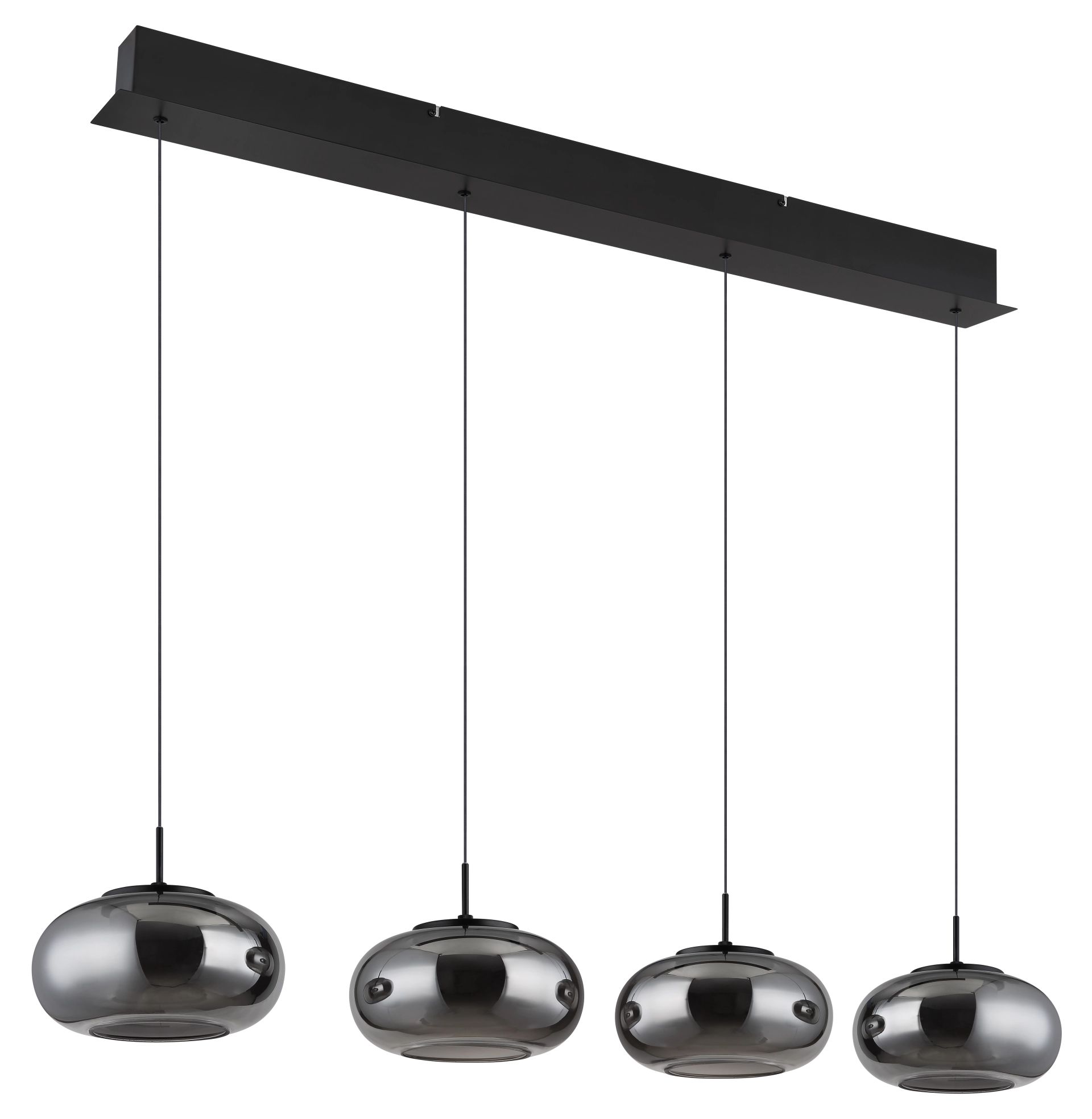 globo-suspension-quintara-noir-verre-grandelampedetableàmanger-led-15744-4h-1