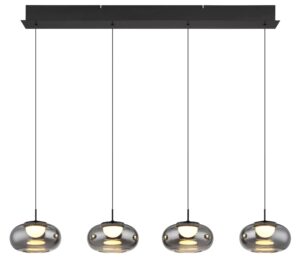 globo-suspension-quintara-noir-verre-grandelampedetableàmanger-led-15744-4h-1