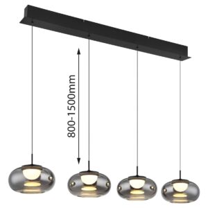 globo-suspension-quintara-noir-verre-grandelampedetableàmanger-led-15744-4h-1