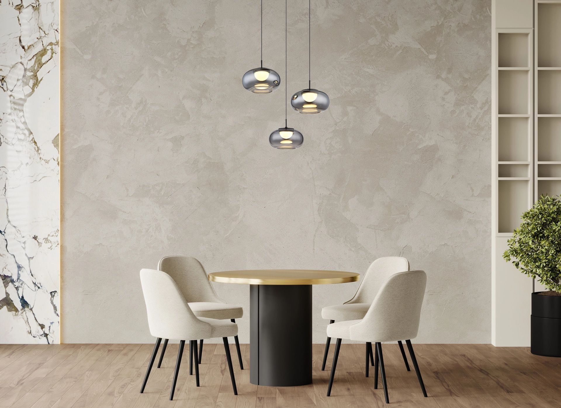 globo-suspension-quintara-noir-verre-ø49cm-led-15744-3h-1