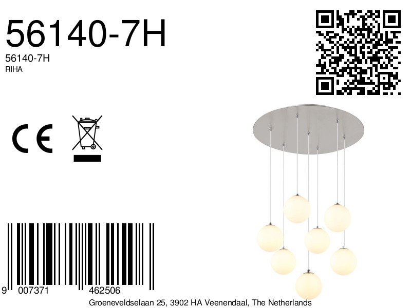 globo-suspension-riha-acier-verre-ø55cm-g9-56140-7h-8a