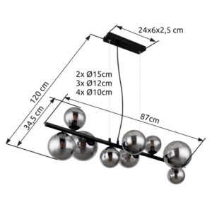 globo-suspension-riha-noir-verre-grandelampedetableàmanger-g9-56133-9h-1