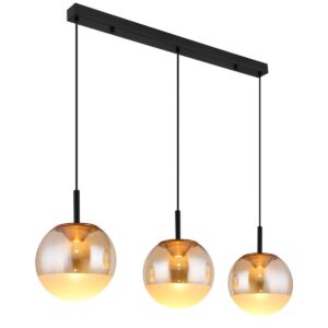 globo-suspension-severin-ambre-verre-grandelampedetableàmanger-led-16057-3h-1