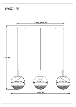 globo-suspension-severin-ambre-verre-grandelampedetableàmanger-led-16057-3h-1