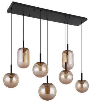 globo-suspension-severin-ambre-verre-grandelampedetableàmanger-led-16057-7h-1