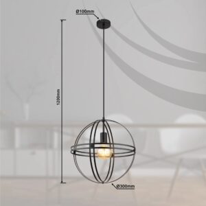 globo-suspension-tamara-noir-métal-ø40cm-e27-15639h2-1